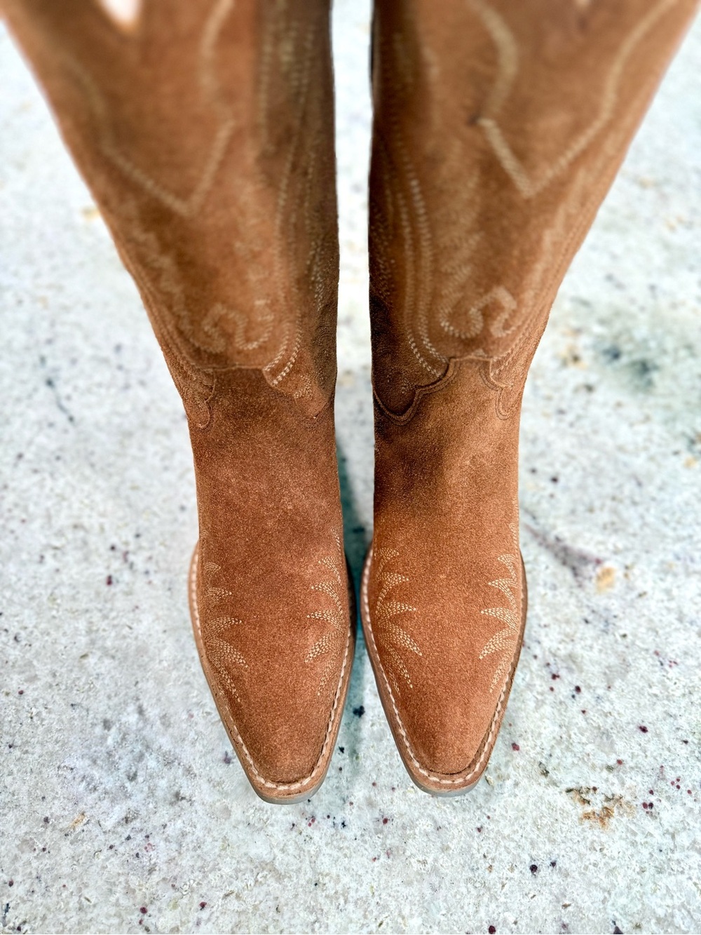STUNNING Dingo Suede Cowboy Boots "NWT" - Picture 2 of 14